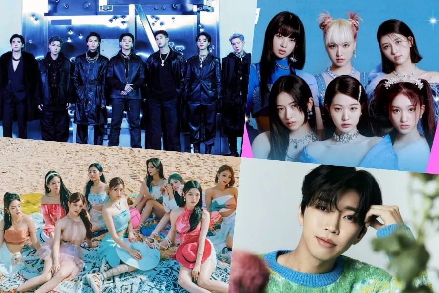 BTS, IVE, fromis_9 et Lim Young Woong sont en tête des classements mensuels et hebdomadaires de Circle (Gaon)