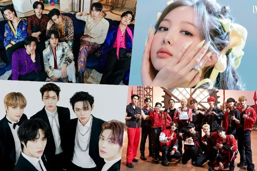 BTS, Nayeon de TWICE, TXT, SEVENTEEN, Stray Kids, BLACKPINK et NCT DREAM occupent les premières places de la liste des albums mondiaux de Billboard