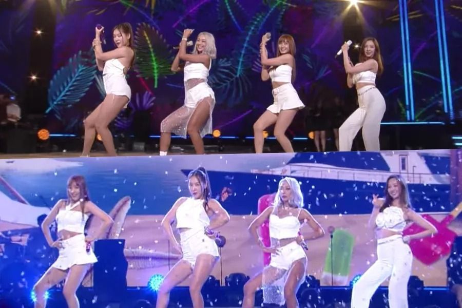 SISTAR se réunit pour interpréter un mélange de leurs chansons à succès sur 