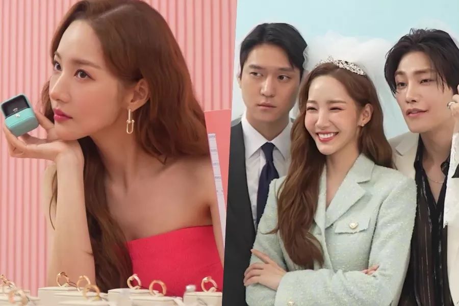 Park Min Young, Go Kyung Pyo et Kim Jae Young tournent des affiches sur le thème du mariage pour 