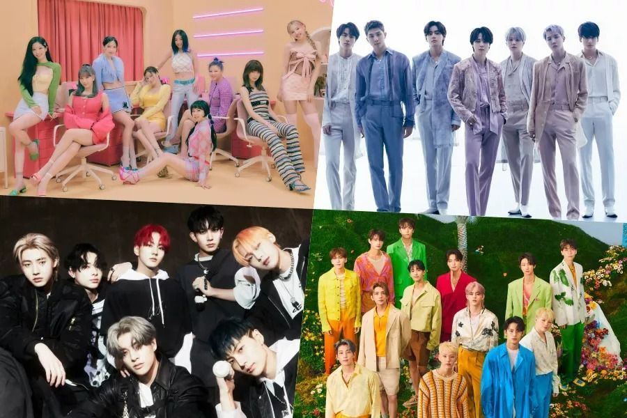 TWICE, BTS, ENHYPEN, SEVENTEEN, TXT, NewJeans, BLACKPINK et ITZY se classent en tête du palmarès des albums mondiaux de Billboard