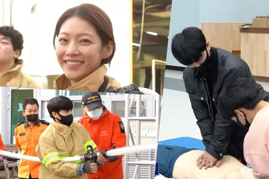 Gong Seung Yeon, Son Ho Jun et d'autres plongent dans la formation des pompiers et des premiers secours pour les 