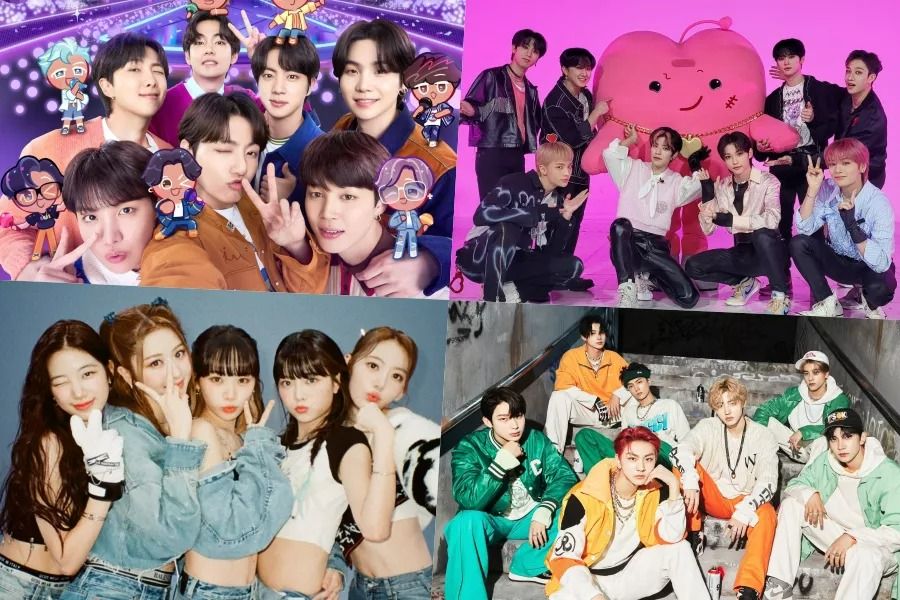 BTS, Stray Kids, LE SSERAFIM, ENHYPEN, NCT 127, (G)I-DLE et TWICE se classent en tête du palmarès des albums mondiaux de Billboard