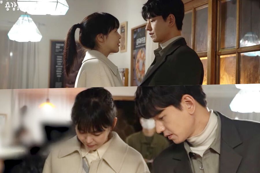 Im Joo Hwan et Lee Ha Na sont déterminés à faire en sorte que leur scène de baiser se passe bien dans 