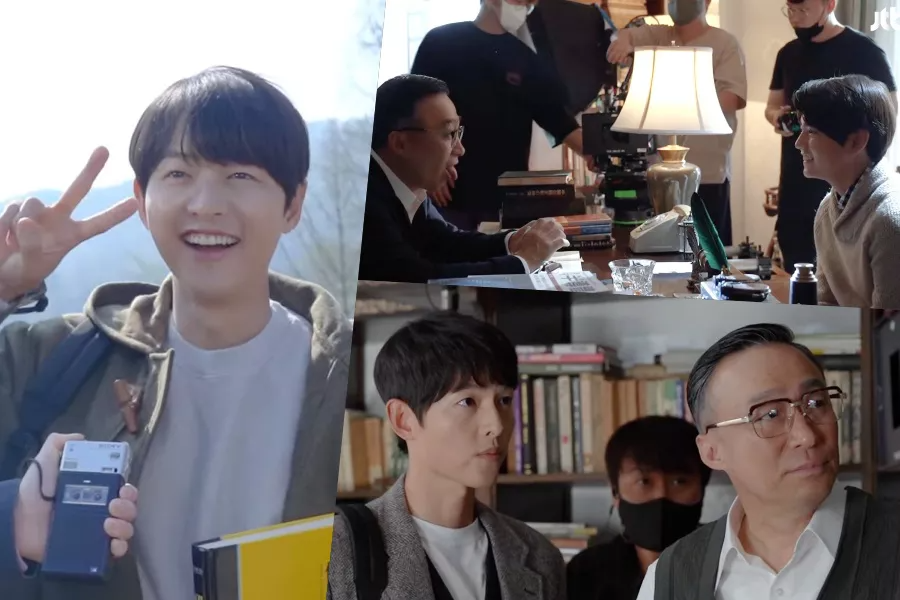 Song Joong Ki et Kim Kang Hoon montrent une grande chimie avec Lee Sung Min, leur grand-père à l'écran, sur le tournage de 