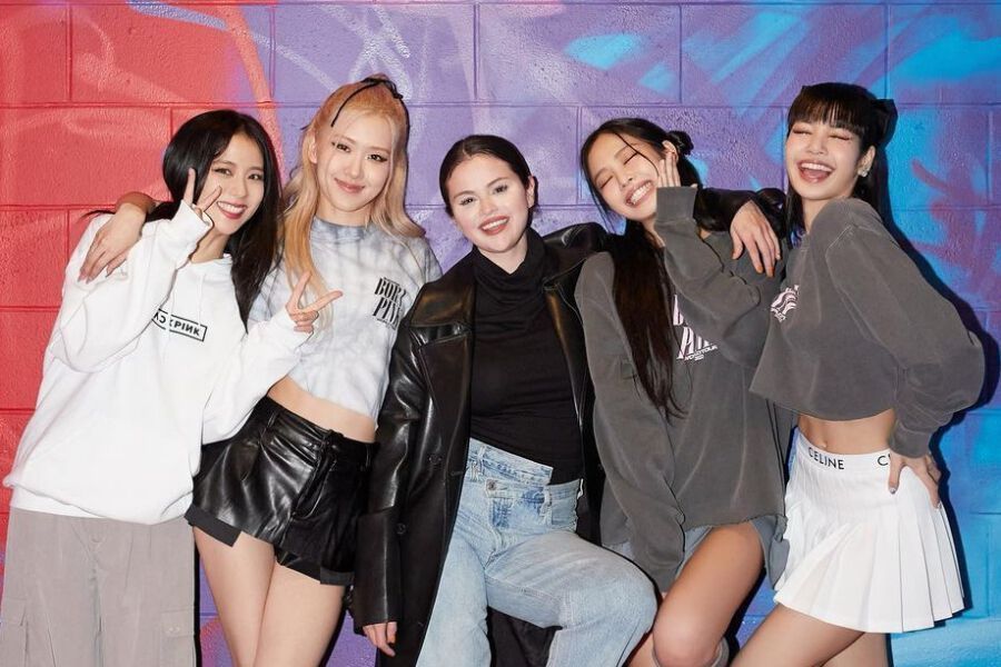 Selena Gomez partage des photos avec BLACKPINK de leur tournée américaine