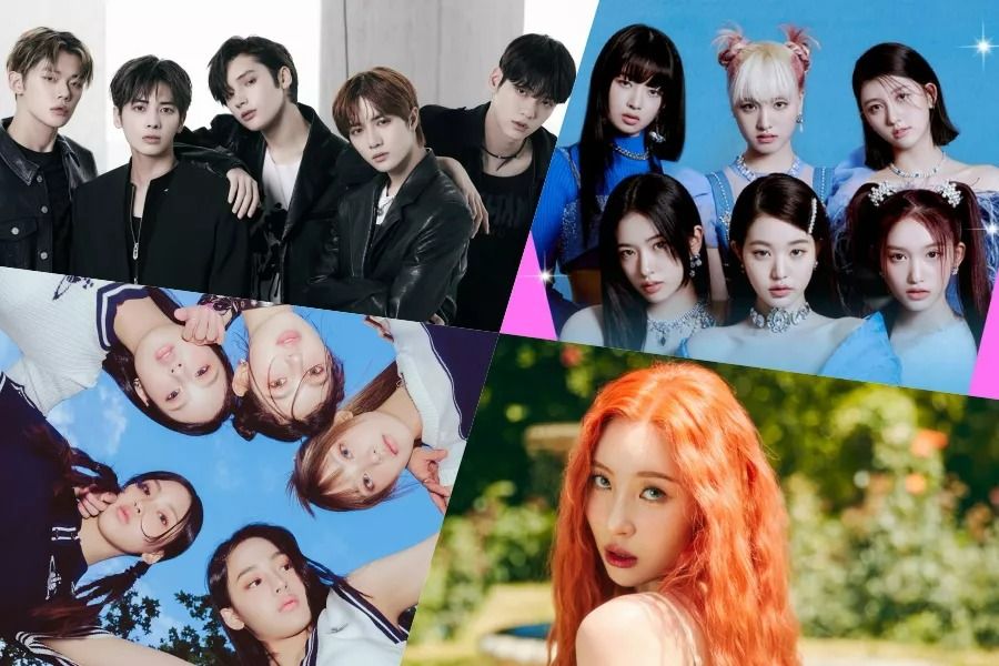 TXT, IVE, NewJeans, Sunmi et LE SSERAFIM sur la liste des 