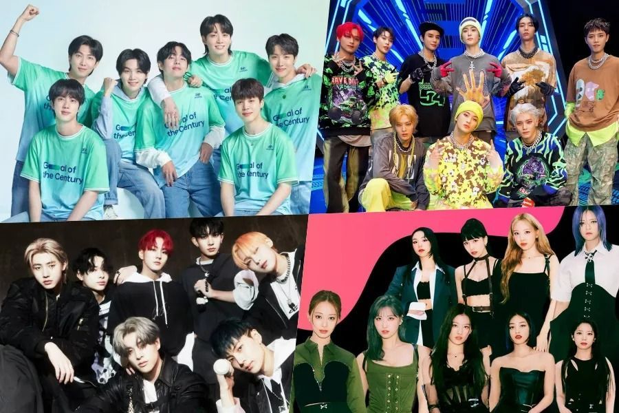 BTS, NCT 127, ENHYPEN, TWICE, LE SSERAFIM, Stray Kids et ITZY se classent en tête du palmarès des albums mondiaux de Billboard