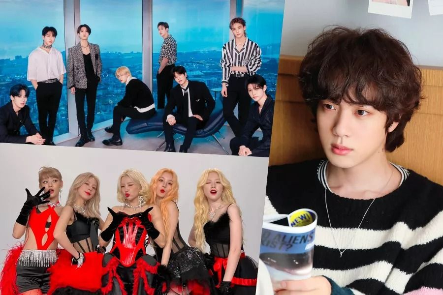 Stray Kids et Jin de BTS obtiennent les certifications Million Circle ; (G)I-DLE, LE SSERAFIM, TREASURE et bien d'autres deviennent platine