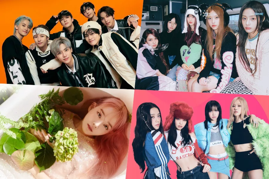 Graphiques mensuels NCT DREAM, NewJeans, Younha et BLACKPINK Top Circle