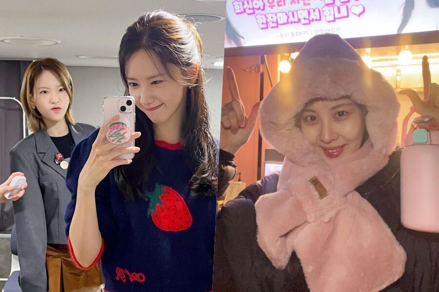 YoonA et Taeyeon de Girls' Generation montrent leur amour pour Seohyun sur le tournage de son nouveau drame