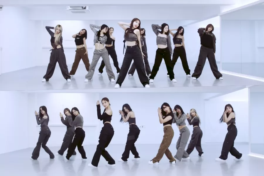 TWICE impressionne par sa belle et puissante chorégraphie dans la vidéo de pratique de danse 