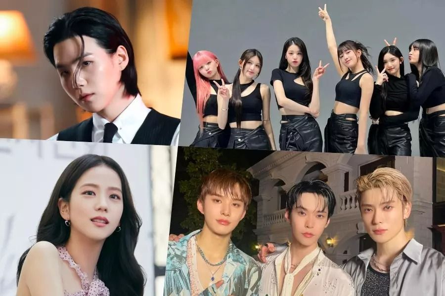 Suga de BTS, IVE, Jisoo de BLACKPINK et DOJAEJUNG de NCT Top Circle Weekly Charts