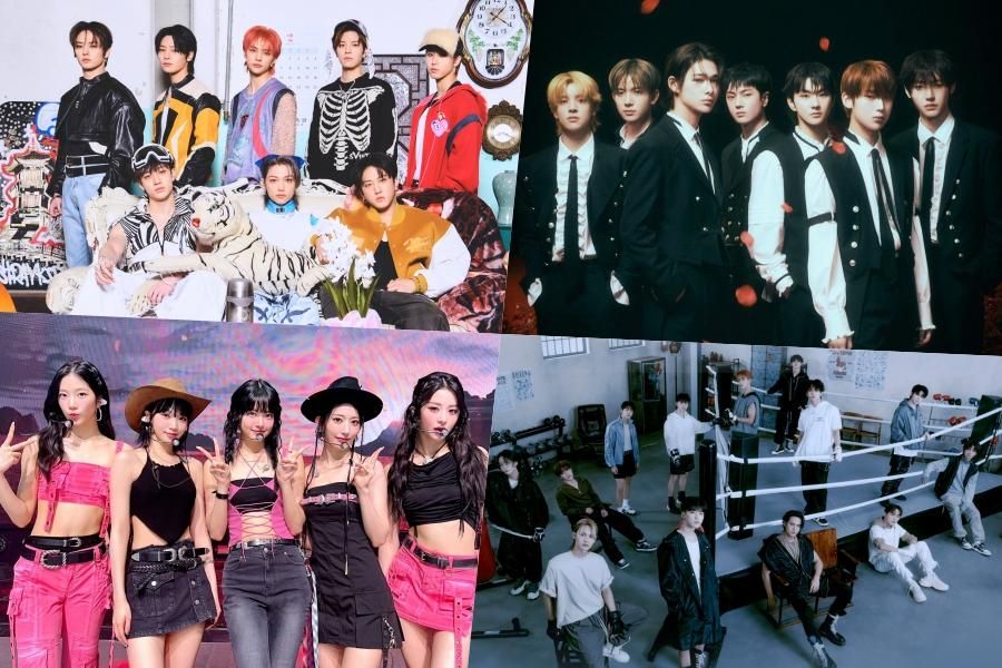 Stray Kids, ENHYPEN, LE SSERAFIM, SEVENTEEN, TXT, Suga et Jimin de BTS, TWICE et (G)I-DLE se classent au premier rang du palmarès des albums mondiaux de Billboard