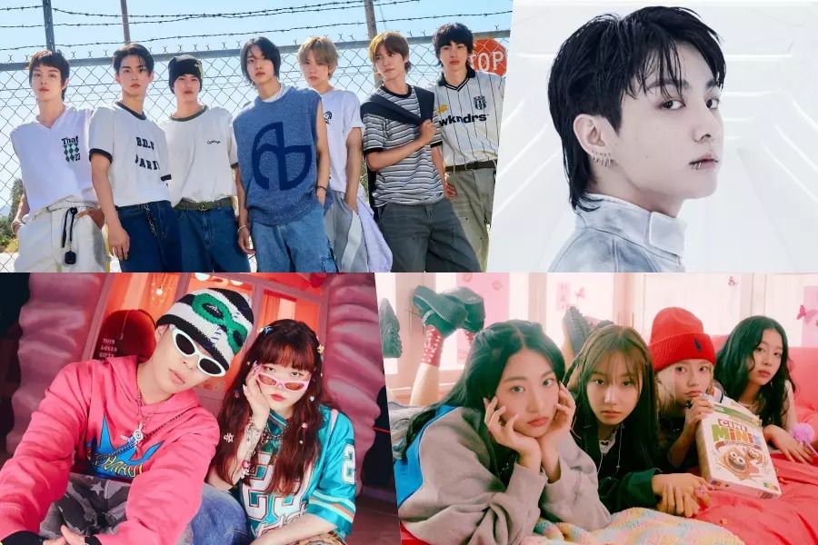 RIIZE, Jungkook de BTS, AKMU et FIFTY FIFTY en tête du classement hebdomadaire de Circle