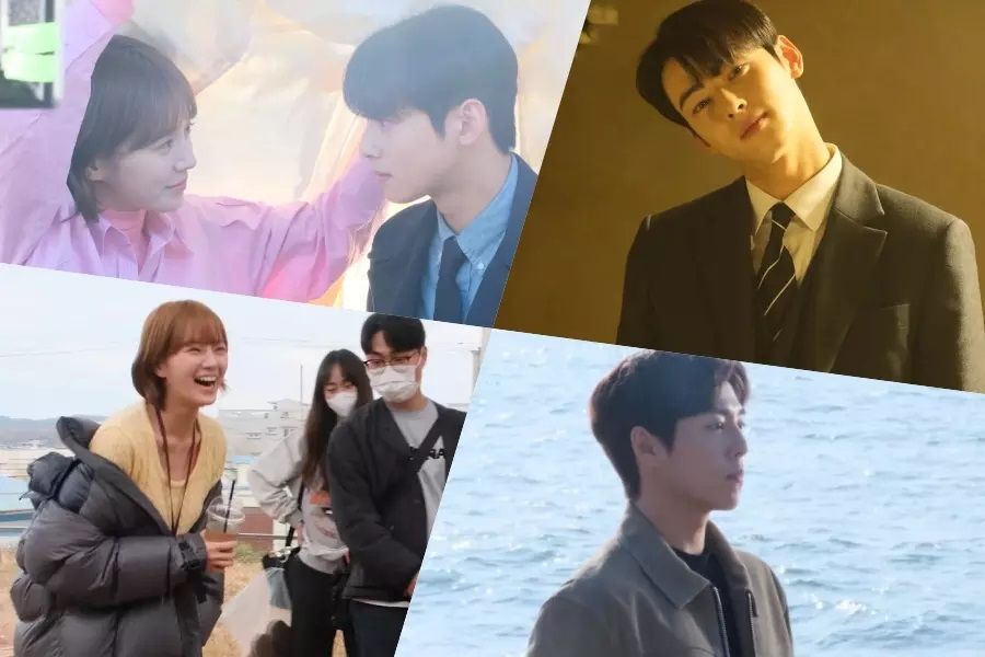 Cha Eun Woo devient nerveux en chantant devant Park Gyu Young et Lee Hyun Woo dans le clip des coulisses de 