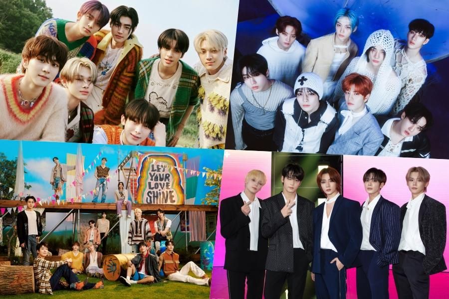 ENHYPEN, Stray Kids, SEVENTEEN, TXT, NewJeans, aespa, TWICE, NCT 127 et bien d'autres occupent les premières places du classement mondial des albums de Billboard.