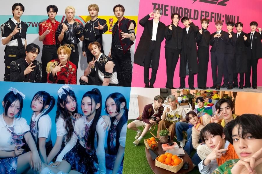 Stray Kids, ATEEZ, NewJeans, ENHYPEN, TXT, SEVENTEEN, BTS, NCT 127 et aespa en tête du classement mondial des albums Billboard