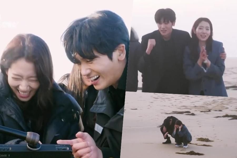 Park Shin Hye et Park Hyung Sik montrent une chimie amusante et un excellent travail d'équipe sur le tournage de 