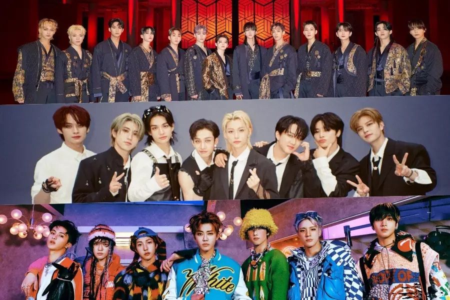 SEVENTEEN, Stray Kids et NCT DREAM occupent 5 des 10 meilleures places du classement mondial des albums IFPI pour 2023