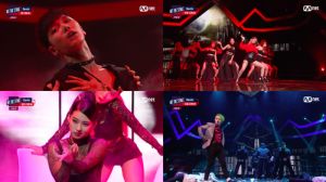 Performances de Ten of NCT, Bora de SISTAR, Momo of TWICE et U-Kwon du Block B dans la première prévue de "Hit The Stage"