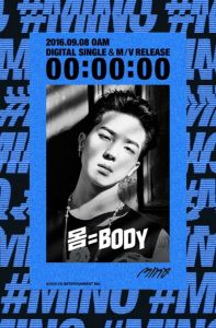 Song Mino de WINNER publie un compte à rebours pour sa chanson solo, "Body"