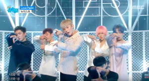 Performances de NU'EST, Homme, Triple T et plus dans "Music Core"