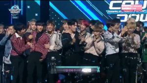 SEVENTEEN obtient sa première victoire pour "BOOMBOOM" dans "M! Countdown"; performances de B1A4, UP10TION et plus