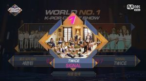 TWICE obtient sa septième victoire pour "Signal" dans "M! Countdown", des performances de SEVENTEEN, SISTAR, Hyoyeon Girls 'Generation, et plus