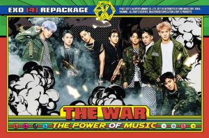 EXO continue de mener la liste des albums combinés de Gaon avec "THE WAR: The Power Of Music"