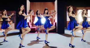 APRIL chante sur "The Blue Bird" sur son MV retour