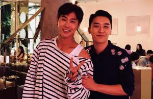 Seungri de BIGBANG partage une jolie photo de sa rencontre avec Yunho de TVXQ