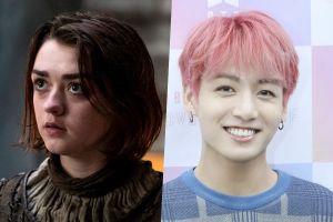 La star de "Game Of Thrones", Maisie Williams, se dit "à vie" fan de BTS Jungkook