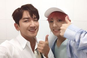 Lee Minwoo de Shinhwa et Jungkook de BTS rencontrent l'émotion dans les vestiaires