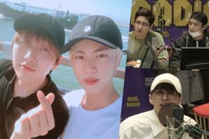 Jin de BTS, CNU et Gongchan de B1A4, Ken de Vixx et d'autres félicitent Sandeul pour le 100ème épisode de son émission de radio