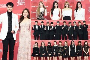 Les stars défilent sur le tapis rouge du 1er jour du 33ème Golden Disc Awards