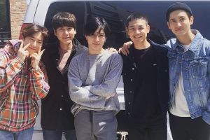 Les membres de EXO, SHINee, TVXQ et Super Junior font leurs adieux à Minho