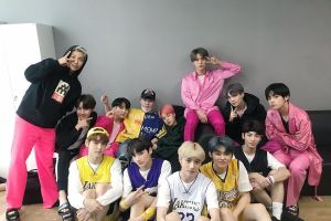 Lee Hyun partage une image familière de Big Hit Entertainment avec BTS et TXT