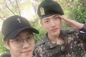 Sungyeol d'INFINITE partage le compte rendu de l'armée avec son frère Daeyeol de Golden Child