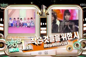 BTS remporte sa huitième victoire pour "Boy With Luv" sur "Music Bank" - Présentations de TWICE, NU'EST, The Boyz et plus