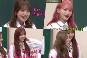 Les membres de IZ * ONE tentent d'imiter le dialecte de Joan Ri à Busan dans "Ask Us Anything"