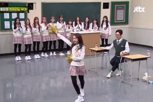 Honda Hitomi de IZ * ONE apporte de la joie à "Ask Us Anything" avec ses talents de meneuse