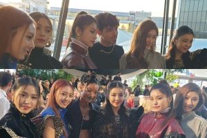 ITZY pose avec Joe Jonas, Willow Smith et plus au salon des croisières Louis Vuitton