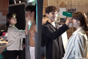 Minah et Yeo Jin Goo concilient parfaitement le professionnalisme et le plaisir dans les coulisses de "Absolute Boyfriend"