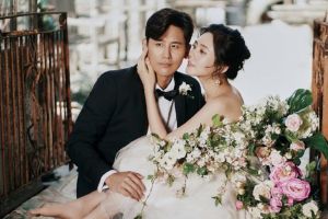 Chu Ja Hyun et Yu Xiaoguang décrivent une magnifique mariée et le marié dans une nouvelle séance photo de mariage