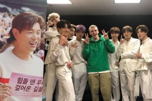 Eric Nam et la chanteuse américaine Lauv montrent leur amour pour la BTS lors de leur concert à Wembley à Londres