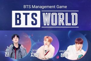 Le jeu interactif BTS au BTS WORLD annonce la date de sortie + Jin, Jimin et Jungkook vont chanter le 1er OST