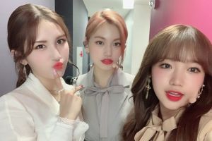 Choi Yoojung et Kim Doyeon de Weki Meki partagent une belle photo et une vidéo avec Jeon Somi