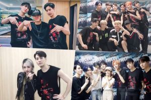 Les membres de BTOB, Stray Kids, KARD, BAP et plus, s'amusent au concert de GOT7