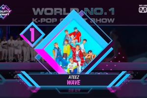 ATEEZ réalise sa première victoire dans "M Countdown" avec "Wave" - Présentations de Jeon Somi, Leo, Stray Kids et plus